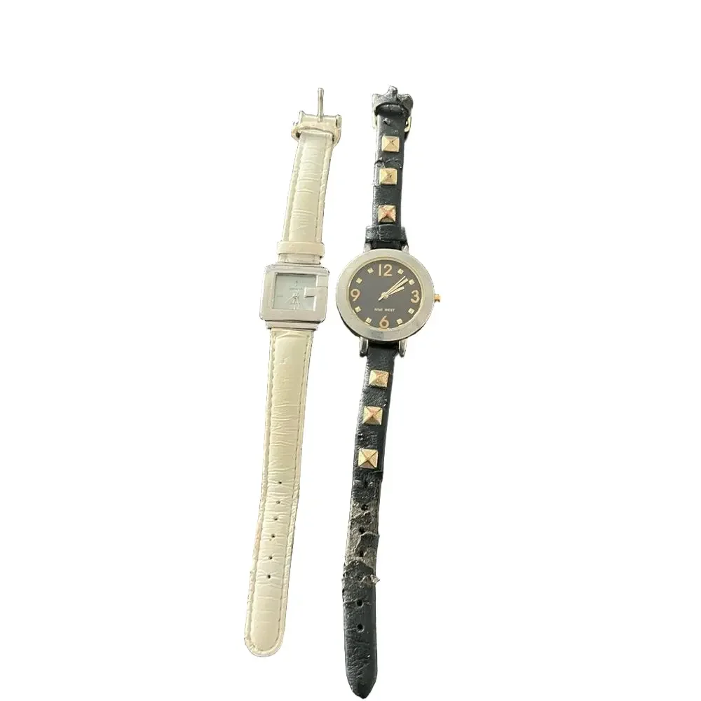 🍭4/$20 Set of two ladies watches - Nine West and Geneva - NEED NEW BATTERIES